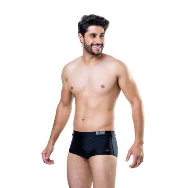 Imagem de Sunga Elite Proteção UV 50 Fluor Masculina, Preto, GG