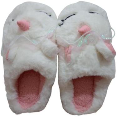Imagem de Pantufa Unicórnio Véu Baby REF. PTF06140 - NOVA RIO, Branco, 32/33 CHI