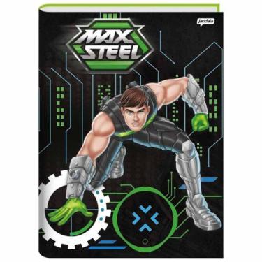 Imagem de Caderno Brochura 1/4 Max Steel 96 Folhas Jandaia