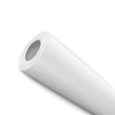 Imagem de Papel de Parede Adesivo Decorativo Branco Moderno Quarto Sala de Estar