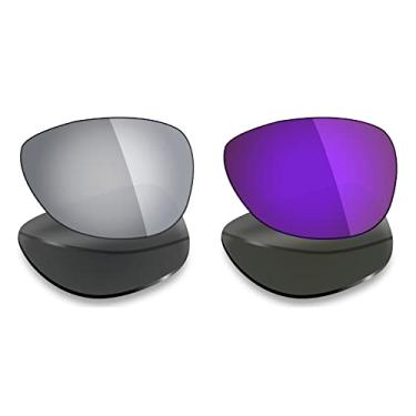 Imagem de 2 pares de lentes polarizadas de substituição da Mryok para óculos de sol Oakley Crosshair New 2012 – Opções