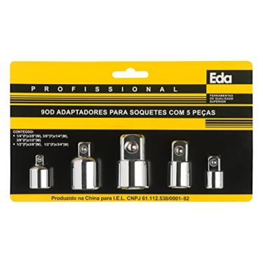 Imagem de EDA 5 Adaptadores Para Soquetes Cromo Vanádio Eda