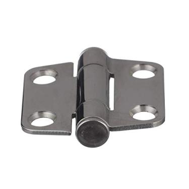 Imagem de Seachoice Dobradiça de fricção de cilindro central 34811 – Aço inoxidável 316 – 3,8 x 4,9 cm – 1 par