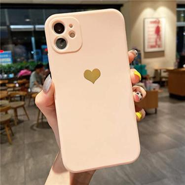 Imagem de Capa de telefone com padrão de coração de amor para iphone 13 12 pro mini 11 pro max x xr xs max 7 8 plus cor doce capa de tpu macio, p, para iphone 7 plus