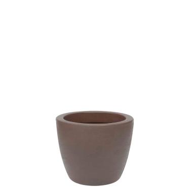 Imagem de Vaso Malta Redondo 24 X 20 Cm Rusty Vasart Malta Rusty 24x20cm