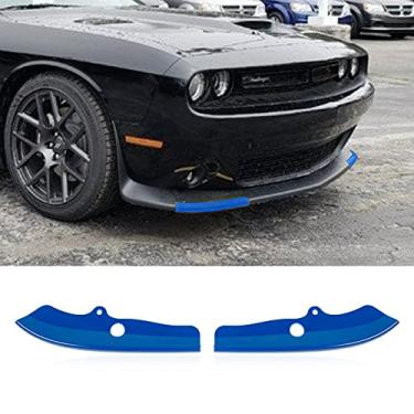 Imagem de Voodonala Capa protetora de reposição para Dodge Challenger Scat Pack R/T GT SRT Plus 2015-2021, não serve para corpo largo (azul, 2 peças/conjunto)