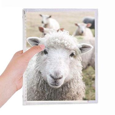 Imagem de Caderno de imagem de animais de ovelhas com organismo terrestre recarregável, diário de folhas soltas