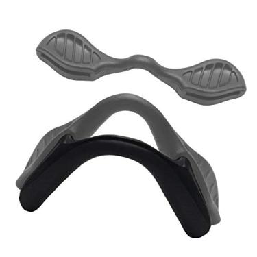 Imagem de Protetores de nariz de substituição para óculos de sol Oakley Si M Frame 2.0/Si Ballistic M Frame 2.0/RazorBlades - Cinza