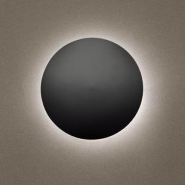Imagem de Arandela Eclipse Led 18W Branco Quente 25cm Preta Madelustre