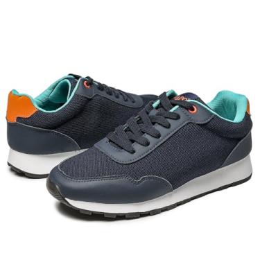 Imagem de AMAPO Tênis masculino moderno alpargatas de perfil baixo, Am24903-blu, 41