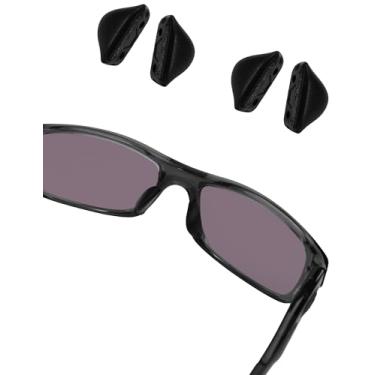 Imagem de Bowyer 2 pares de protetores de nariz de substituição compatíveis com óculos de sol Oakley Fives Squared/Pit Bull - Preto