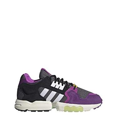 Imagem de adidas Ninja ZX Torsion Tênis masculino, Cinza Cinco/Nuvem Branco/Glory Purple, 8.5