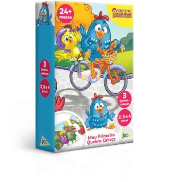 Imagem de Toyster - Meu Primeiro Quebra-cabeça: Galinha Pintadinha - 2,3 e 4 peças - JAK