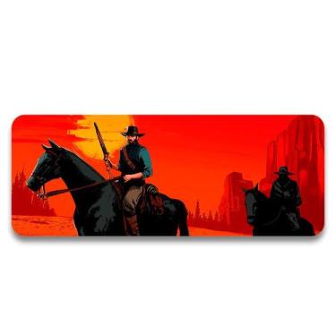 Imagem de Mouse Pad Gamer Red Dead Redemption 2 Cavalo - EMPIRE GAMER, 60cm x 35
