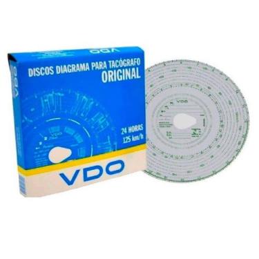 Imagem de Disco Tacógrafo Vdo 14024005F 125 Km/H 24 Hs