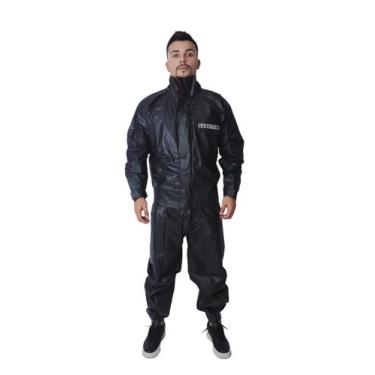 Imagem de Conjunto Capa Chuva Motoqueiro Motoboy Impermeável PVC Moto - Maicol d