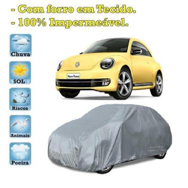 Imagem de Capa com forro cobrir carro Volkswagen Novo Fusca 100% Impermeável Pro