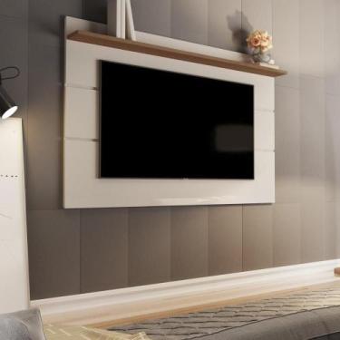 Imagem de Painel Para Tv 50" Vivare New 1.36 - Off White com Freijó - Germai - G
