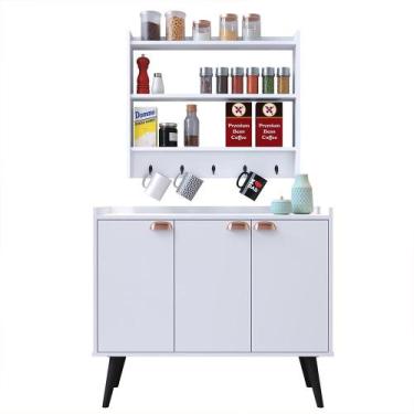 Imagem de Kit Aparador Buffet Organizador Prateleira Interna Truzzi Armário Pare