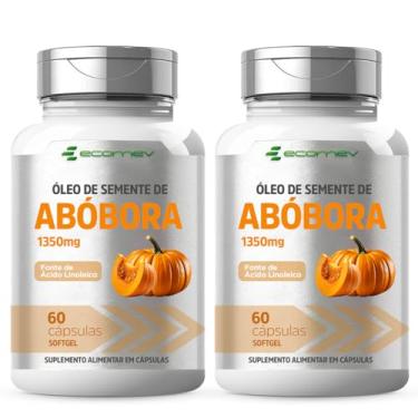 Imagem de 2Un Oleo de Semente de Abobora 1350Mg (Por Cápsula) Com Vitamina E - Ecomev 120 Cápsulas