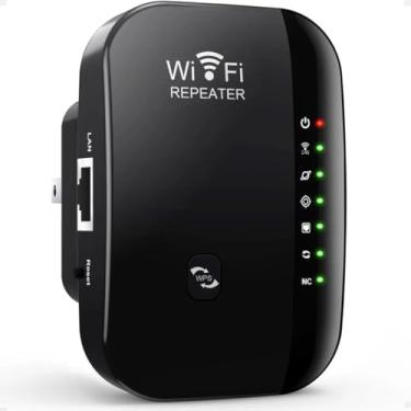 Imagem de Repetidor Amplificador Multiplicador De Sinal Wifi 2.4ghz Cor Preto