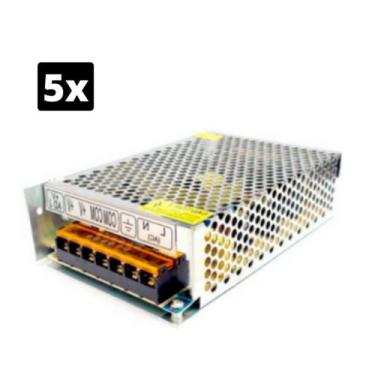 Imagem de Kit 5 Fonte Chaveada 12V 10A TWG Colméia 1210