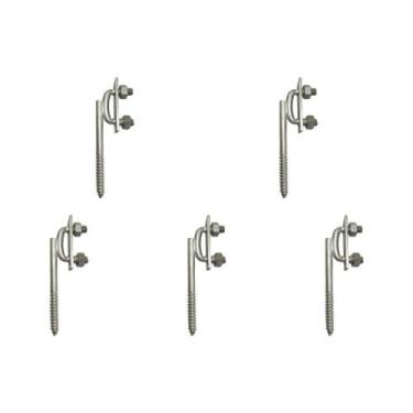 Imagem de Kit C/5 - Para-Raio Suporte Para Fita Aluminio Vertical R... - RAYCON