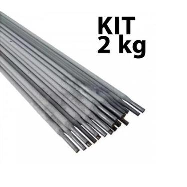 Imagem de Kit 2kg Eletrodo 6013 3,25mm Weld Westarco  Esab - METALNOX