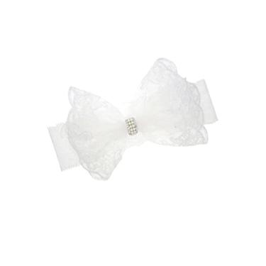 Imagem de Tiara de laço de renda turbante para bebês meninas gorro de renda chapéu de laço de renda JBC18, Laço de cabelo, Tamanho Único
