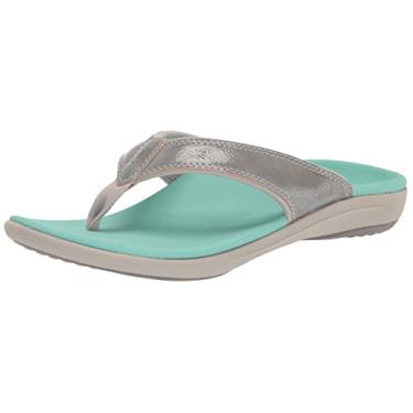 Imagem de REVITALIGN Sandália ortopédica feminina Yumi, Cinza, 7 Wide