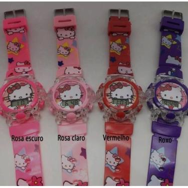 Imagem de Relógio Infantil Digital para Crianças Toca Musica Pisca Luz Led Perso