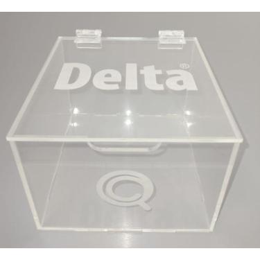 Imagem de Porta Cápsulas Delta Q Acrílico Cozinha Copa Escritório - AGV Criações