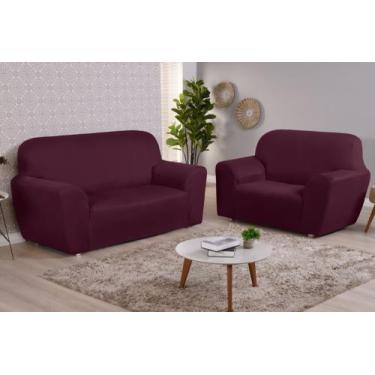 Imagem de Capa para sofa king 2 e 3 lugares malha gel lisa - MAYRA ENXOVAIS, VIN