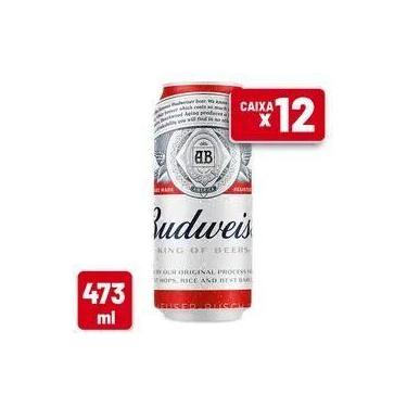 Imagem de Cerveja Budweiser Lata 473ml Caixa c/ 12 un 1x12 Unidades  473ml LATA 