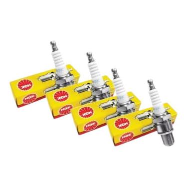 Imagem de 4 Vela Ignição Motor Popa Yamaha 2t. 4hp/8hp/15hp/25hp/40hp - NGK