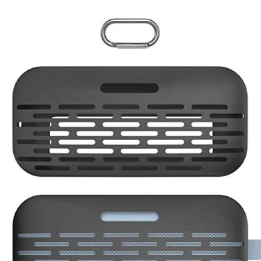 Imagem de Geekria Capa de silicone para alto-falante, compatível com a nova capa Bose SoundLink Flex, capa protetora à prova d'água macia, alto-falantes Bluetooth de substituição para transporte com gancho para