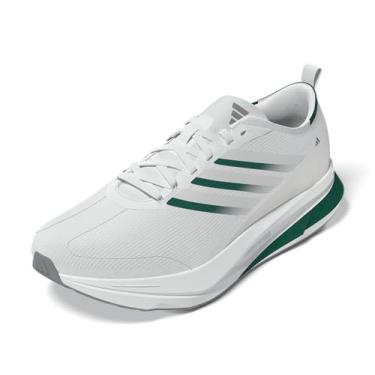 Imagem de adidas Tênis de corrida masculino Jogit, Branco/Branco/Verde Colegiado, 46