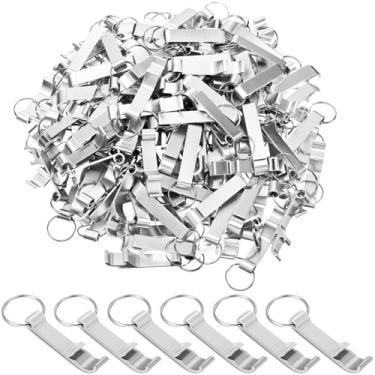 Imagem de Cunhill 100 peças abridor de garrafas chaveiro abridor de garrafa de cerveja de alumínio bolso pequeno garra barra bebida chaveiro abridor de garrafa resistente para bar casa cozinha barman festa de