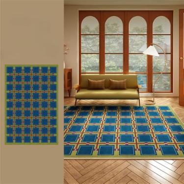 Imagem de HJZSZX Tapete de sala de estar verde, tapete decorativo leve, tamanho grande, antiderrapante, tapetes de quarto, tapetes de varanda de fácil manutenção, YY025,2,H,300x400CM