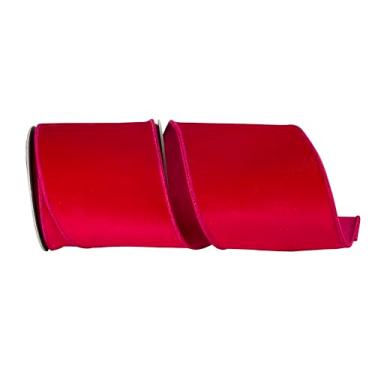 Imagem de Reliant Ribbon Fita de veludo com fio fúcsia Deluxe