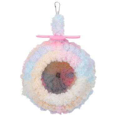 Imagem de Toyvian Casa Aconchegante Ninho De Pássaros Cama Papagaios Cores Vibrantes Montagem Dupla Periquitos Calopsitas