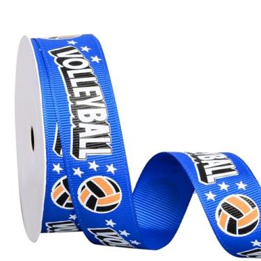 Imagem de YAMA Fita de vôlei, 10 metros, fita esportiva de gorgorão para artesanato, laços de cabelo, embrulho de presente, decoração de festa de equipe