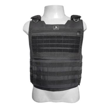 Imagem de Capa de Colete Tático Nível 3a Modular JA3 Preto JA Rio MIlitar - J.A 