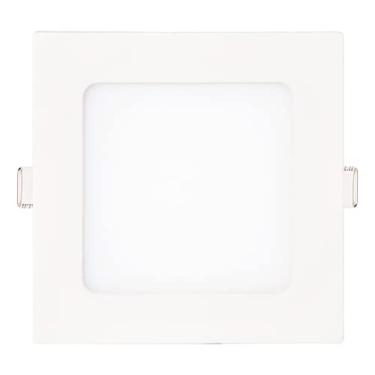 Imagem de Kian - Luminária Led Painel/Plafon Slim Redonda Embutir 6W 6.000K Branca Fria Bivolt