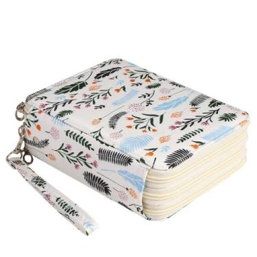 Imagem de Lbxgap Organizador De Estojo Portátil Colorido Com 72 Compartimentos E Padrão Impressão Para Canetas Aquarela Ou Marcadores, Artista