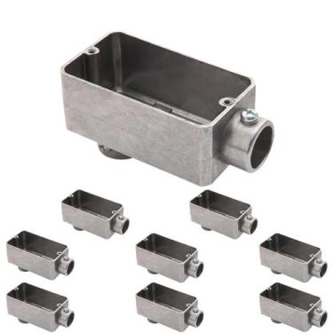 Imagem de 9 Condulete 3/4 Tipo Lb Alumínio S/rosca S/placa Sieg