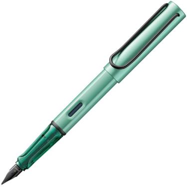 Imagem de LAMY AL-star mint - Caneta-tinteiro com aderência ergonômica e ponta de aço polido no tamanho F - corpo de alumínio leve - incluindo cartucho azul LAMY T 10 - Destro