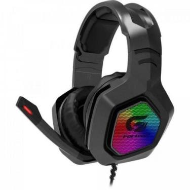 Imagem de Fone Headset Gamer Black Hawk Fortrek, Preto