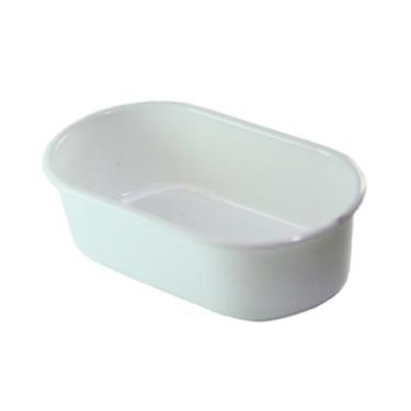 Imagem de Banheira Jel Plast Pet Piu Oval Leitosa para Pássaros - Tamanho M - Je