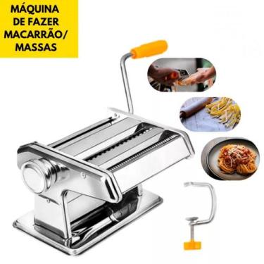 Imagem de Maquina De Macarrão Espaguete Manual Talharim Inox - Relet